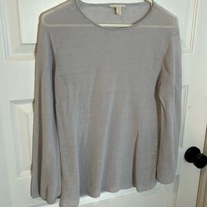 Eileen Fisher Medium Italian Yarn Overlay Sweater